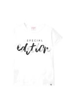 Boboli Stretch Knit T-Shirt Vit