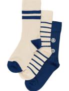 Minipop Minipop® Season Bamboo Socks 3 Pcs Blå