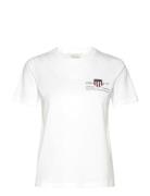 GANT Reg Archive Shield Ss T-Shirt Vit