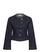 Gina Tricot Tailored Denim Jacket Blå