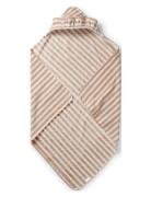 Elodie Details Hooded Towel - Candy Stripes Orange