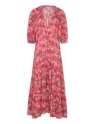 By Ti Mo Cotton Party Maxi Dress Rosa