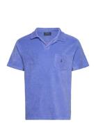 Polo Ralph Lauren Custom Slim Fit Terry Polo Shirt Blå