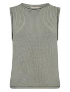 MOS MOSH Mmaubin Sl Knit Top Grön