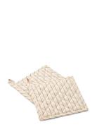 STUDIO FEDER Ada Pot Holder 2-Pack Beige