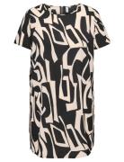 ONLY Carmakoma Carlux Life Ss Tunic Dress Wvn Noos Svart
