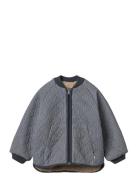 Wheat Reversible Thermo Jacket Lake Blå