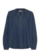 Pieszak Pd-Harper Chambrey Blouse Marinblå
