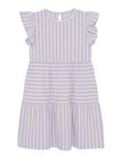 Creamie Dress Ss Stripe Lila
