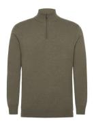 French Connection Half Zip Knit Grön