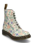 Dr. Martens 1460 Pascal Cloud Cream+Multi Genix Nappa Grön