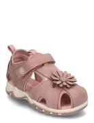Color Kids Baby Sandals W. Velcro Strap Rosa
