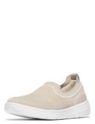 FitFlop Super-Q Knit Slip-Ons Beige