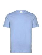 Lindbergh Organic Slub Yarn O-Neck Tee S/S Blå