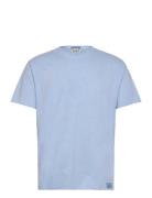 Scotch & Soda Raw Edge Relaxed Fit T-Shirt Blå