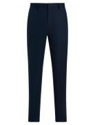 Calvin Klein Linen Lyocell Stretch Tapered Marinblå