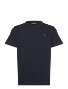 Morris Watson Slub Tee Marinblå
