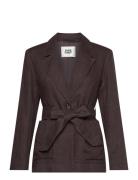 Twist & Tango Presley Linen Blazer Brun