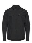 Fred Perry Zip Through Overshirt Svart
