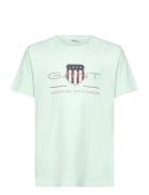 GANT Archive Shield Ss T-Shirt Grön