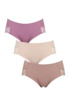 Missya Seamless Tai W Lace 3-Pack Multi/patterned