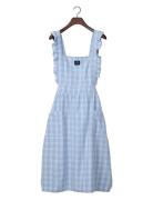 Lexington Home Checked Org Cotton Oxford Apron Blå