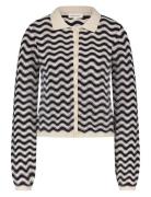 Fabienne Chapot Caro Crochet Cardigan Long Sleeve Beige