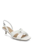 Michael Kors Alessia Kitten Sandal Vit