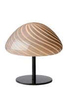 Halo Design Mini Mush Table Lamp, Glass Head, Metal Base Svart