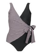 Missya Monaco 3 Colour Swimsuit Svart