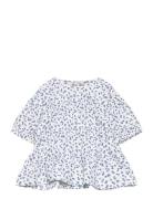 Mango Floral-Print T-Shirt Vit