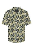ONLY & SONS Onswayne Life Aop Ss Viscose Shirt Noos Grön