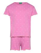United Colors Of Benetton Pyjama(T-Shirt+Short Rosa