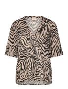 FREE/QUENT Blouse From Freequent In A Light And Soft Material With Ani...