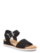 Skechers Womens Bobs Desert Kiss Sandal Svart