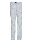 ROTATE Birger Christensen Washed Twill Stud Jeans Blå