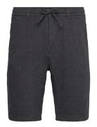 Lindbergh Linen Blend Herringb Short Svart