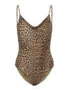 Pieces Pcbaomi Swimsuit Bc Brun