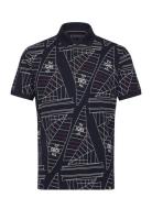 Tommy Hilfiger Sailing Aop Reg Polo Marinblå