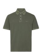 GANT Sunfaded Ss Polo Khaki Green