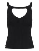 ALOHAS Temis Black Tricot Top Svart