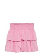 Vero Moda Girl Vmemma Smock Layer Short Skirt Wvn Girl Rosa