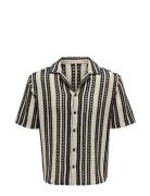 ONLY & SONS Onsdani Crochet Ss Shirt Kräm