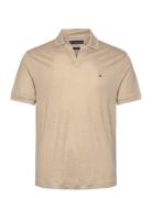 Tommy Hilfiger Pure Linen Reg Polo Kräm