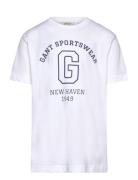 GANT Gant Sportswear Arch T-Shirt Vit