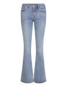 Monki Katsumi Low Waist Flared Jeans Blå