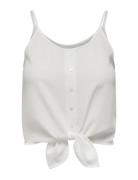 ONLY Onllecey Sl Knot Singlet Noos Wvn Vit