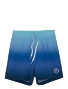 Color Kids Swim Shorts, Aop & Magic Blå