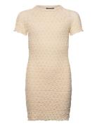 LMTD Nlfralma Ss Short Lace Dress Beige
