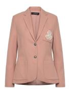 Lauren Ralph Lauren Bullion Jacquard Blazer Rosa